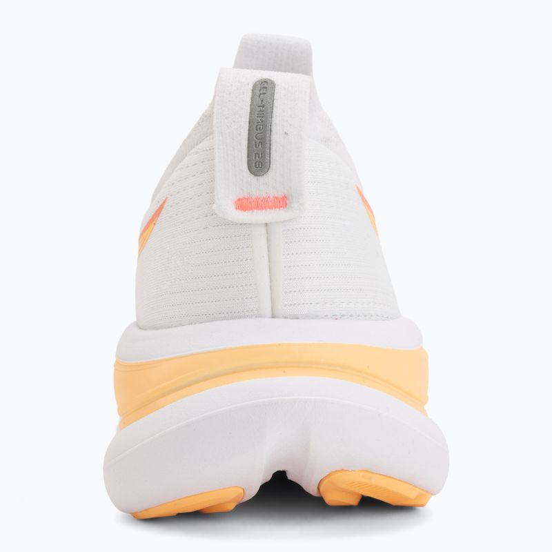 Moteriški bėgimo batai ASICS Gel-Nimbus 28 white/sun coral 6