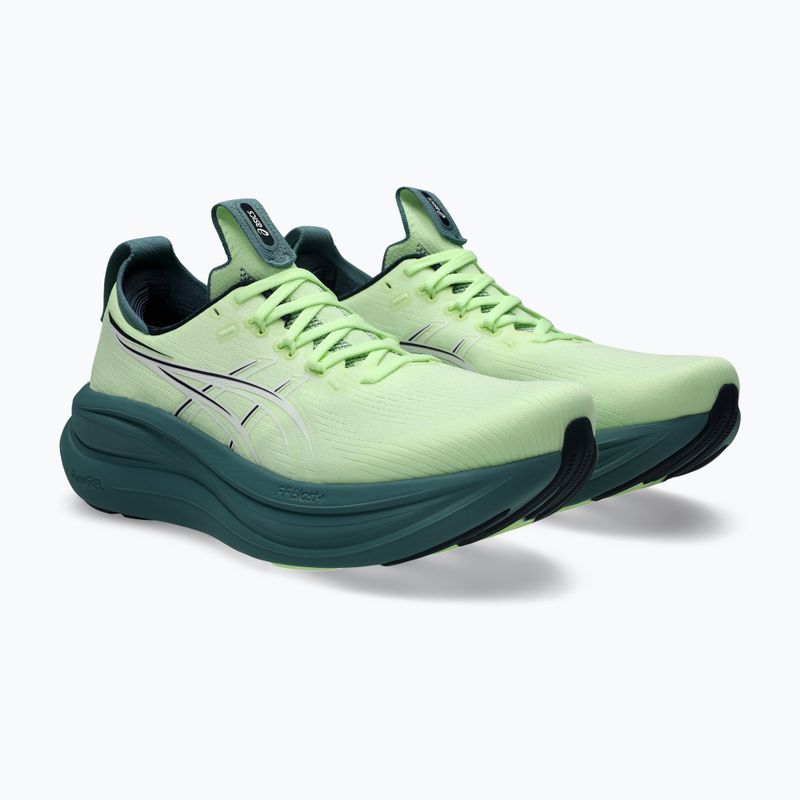 Vyriški bėgimo batai ASICS Gel-Nimbus 28 illuminate yellow/foggy teal