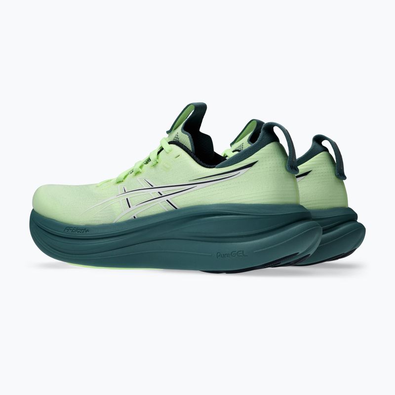 Vyriški bėgimo batai ASICS Gel-Nimbus 28 illuminate yellow/foggy teal 3