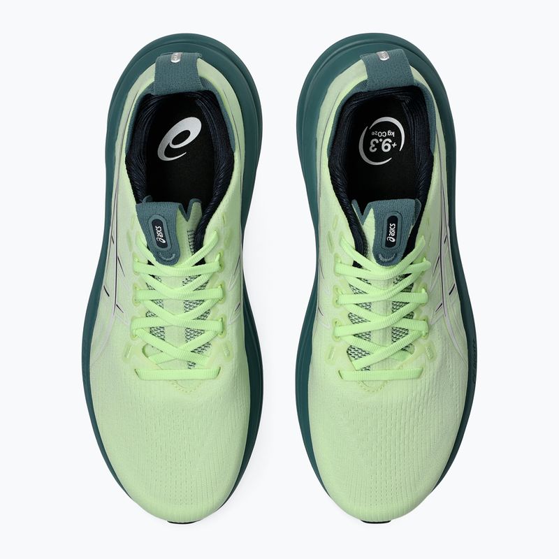 Vyriški bėgimo batai ASICS Gel-Nimbus 28 illuminate yellow/foggy teal 5