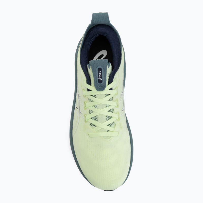 Vyriški bėgimo batai ASICS Gel-Nimbus 28 illuminate yellow/foggy teal 5
