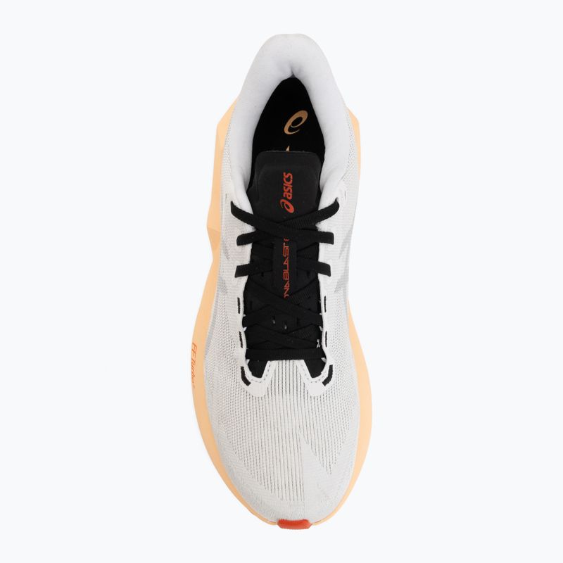 Vyriški bėgimo batai ASICS Novablast 6 white/orange glow 5