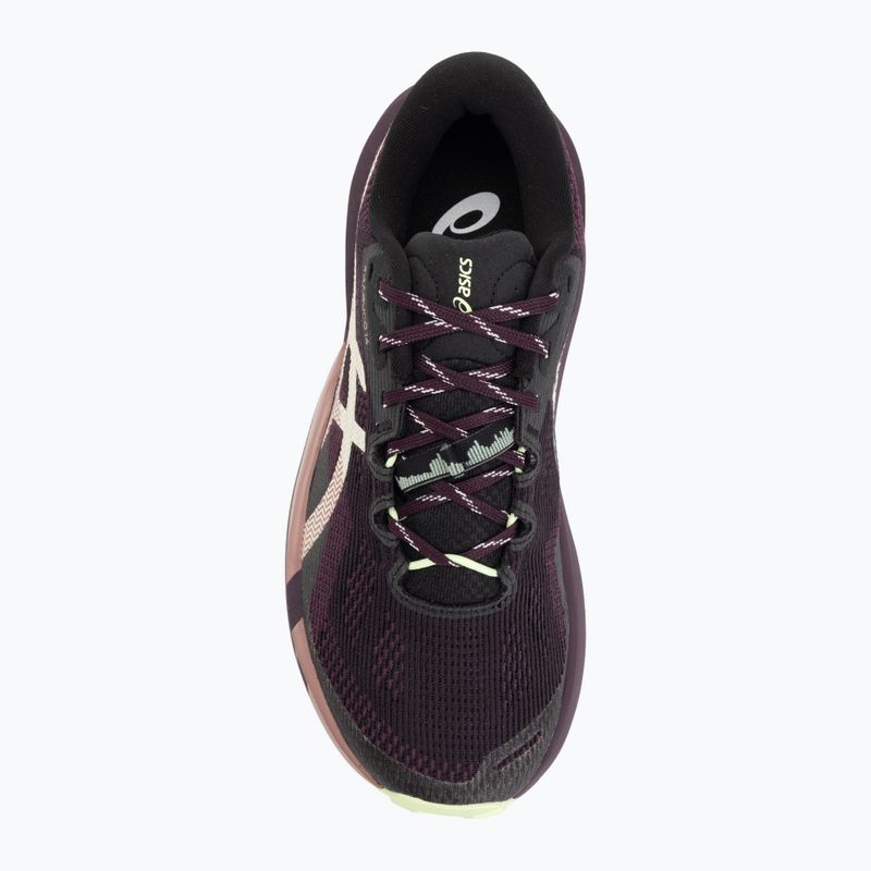 Moteriški bėgimo batai ASICS Trabuco 14 black/dark aubergine 5