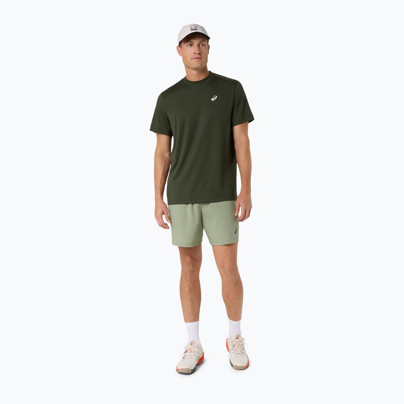 Vyriški teniso marškinėliai ASICS Court Top vintage khaki 2