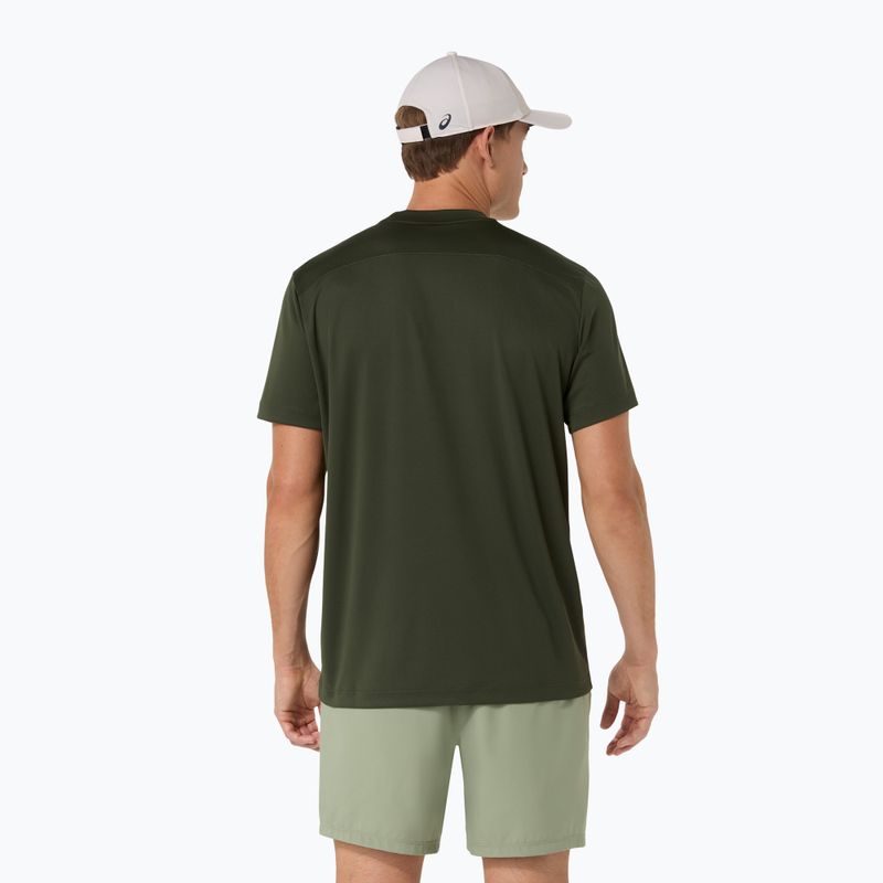 Vyriški teniso marškinėliai ASICS Court Top vintage khaki 3