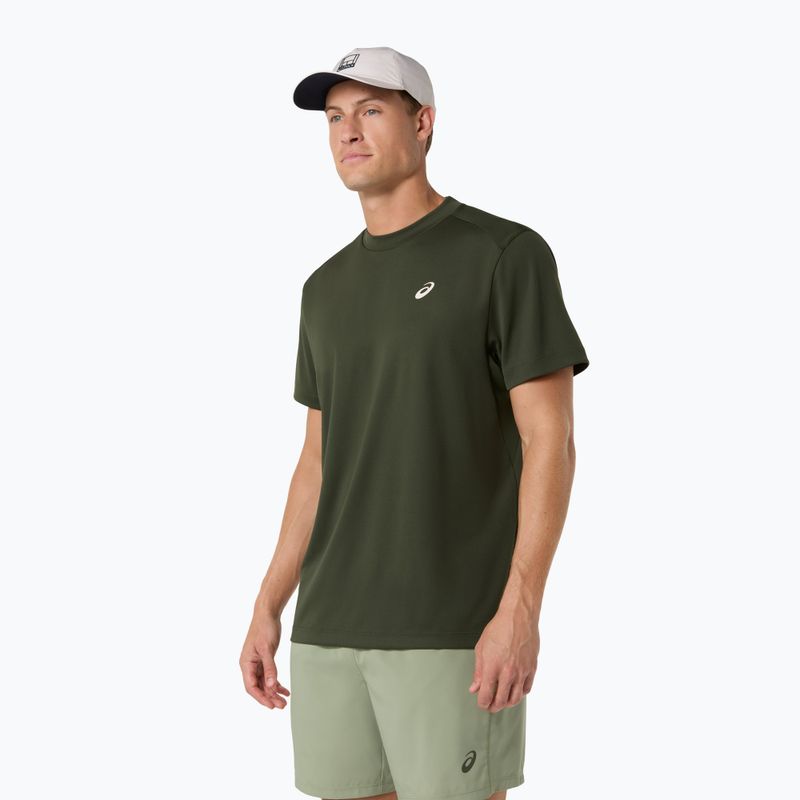 Vyriški teniso marškinėliai ASICS Court Top vintage khaki 4