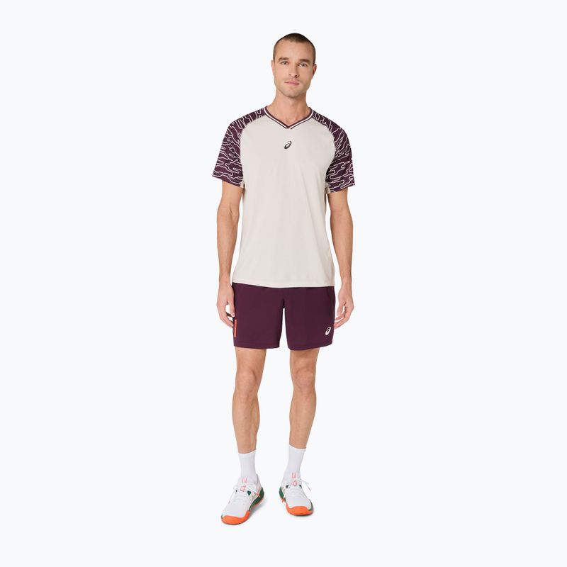 Vyriški teniso šortai ASICS Padel Court 7IN dark aubergine 2
