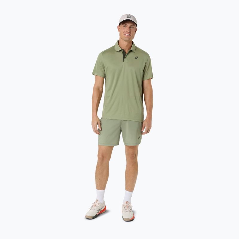 Vyriški polo marškinėliai ASICS Court Polo khaki green 2