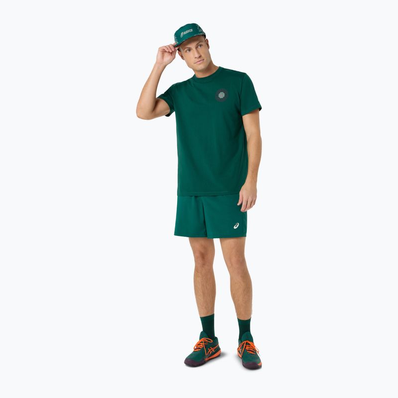 Vyriški teniso marškinėliai ASICS Padel Court Graphic jewel green 2