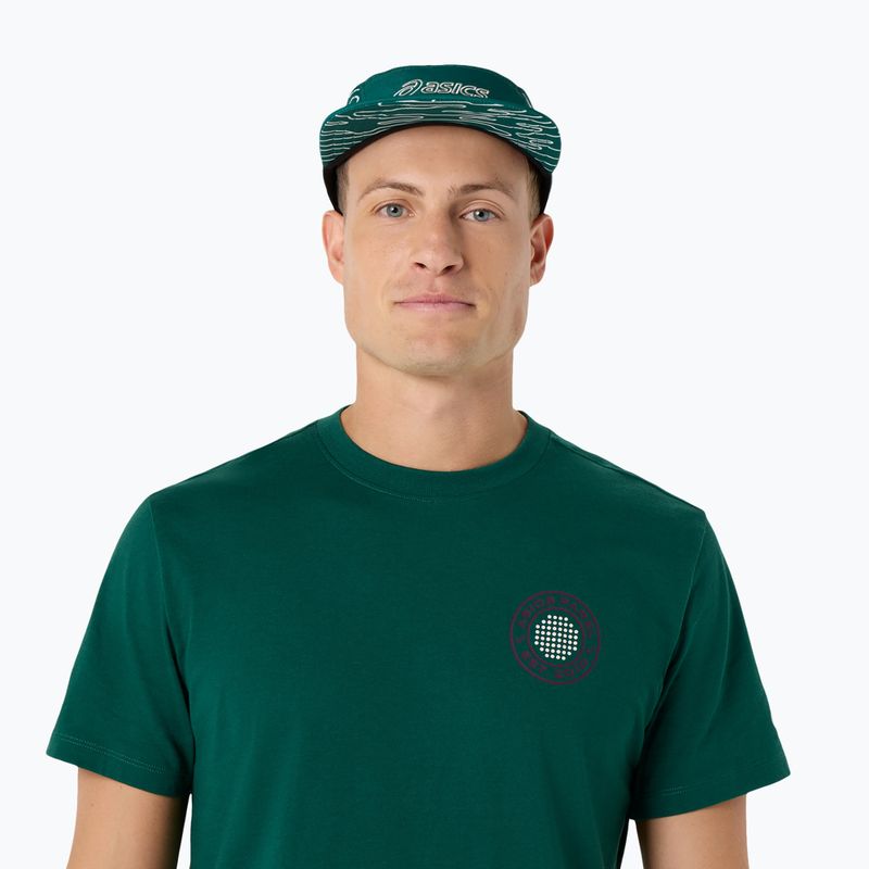 Vyriški teniso marškinėliai ASICS Padel Court Graphic jewel green 5