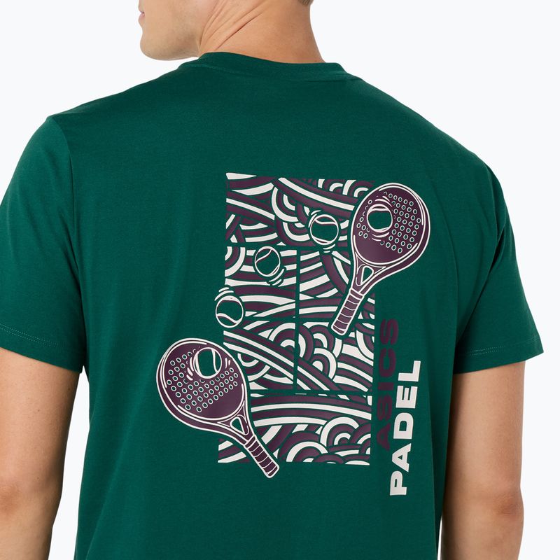 Vyriški teniso marškinėliai ASICS Padel Court Graphic jewel green 6