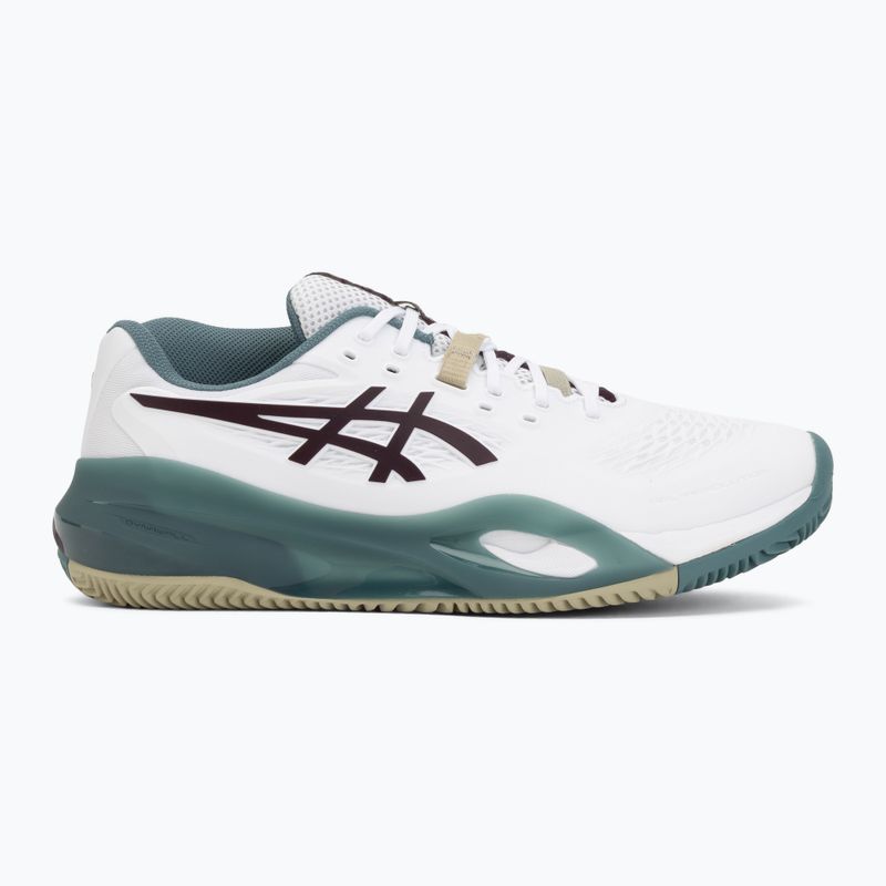 Vyriški teniso batai ASICS Gel-Resolution X Clay white/dark aubergine 2