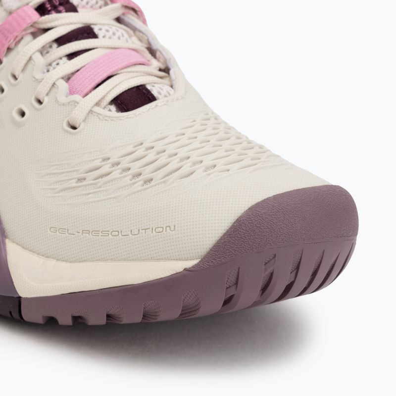Moteriški teniso bateliai ASICS Gel-Resolution X soft oat/dark aubergine 7