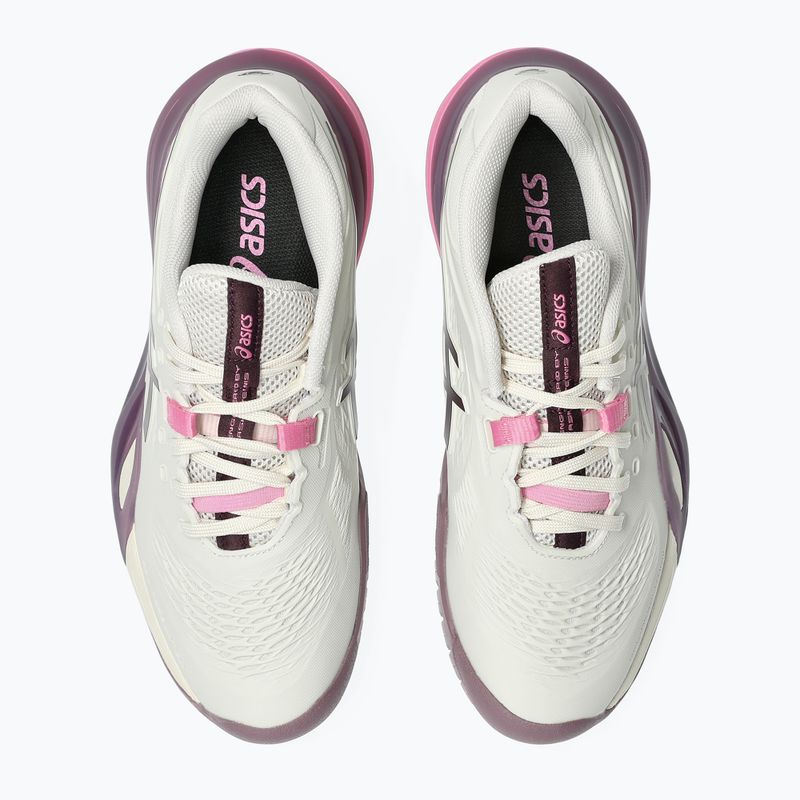 Moteriški teniso bateliai ASICS Gel-Resolution X soft oat/dark aubergine 4