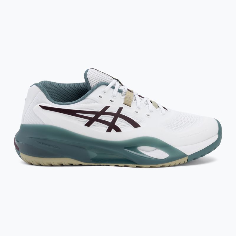 Vyriški teniso batai ASICS Gel-Resolution X white/dark aubergine 2