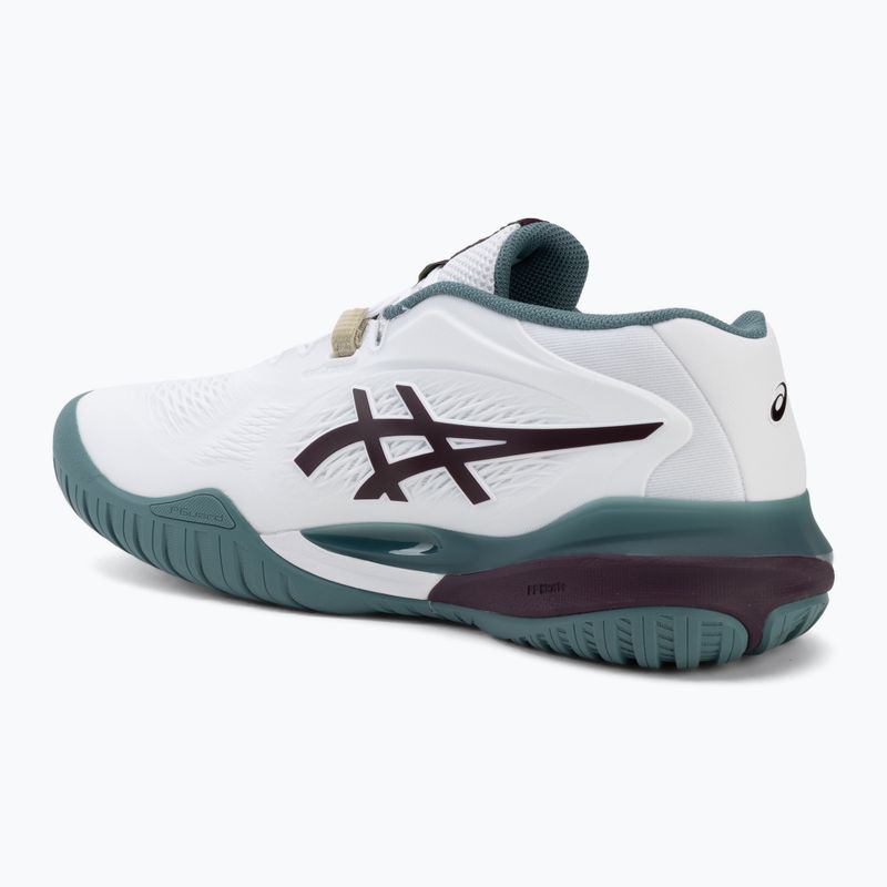 Vyriški teniso batai ASICS Gel-Resolution X white/dark aubergine 3