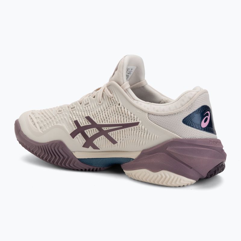 Moteriški teniso bateliai ASICS Court FF 3 Clay soft oat/dusty mauve 3