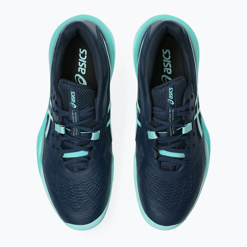 Vyriški teniso batai ASICS Gel-Resolution X Clay night sky/illuminate mint 4