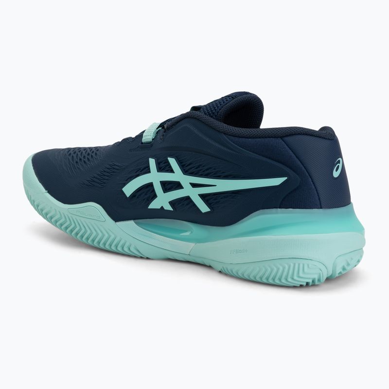 Vyriški teniso batai ASICS Gel-Resolution X Clay night sky/illuminate mint 3