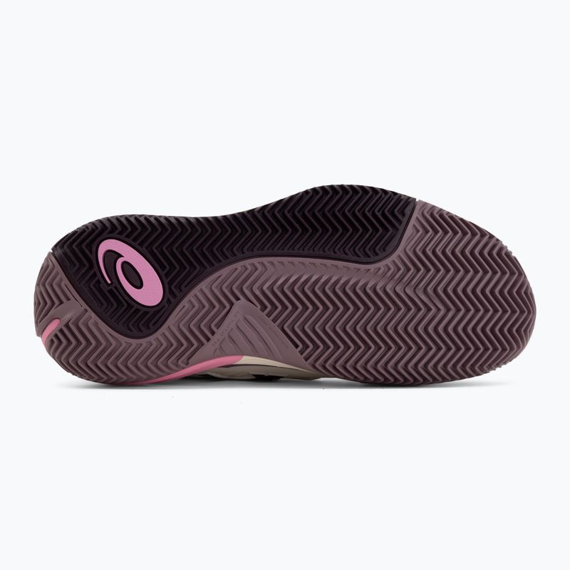 Moteriški teniso bateliai ASICS Gel-Resolution X Clay soft oat/dark aubergine 4