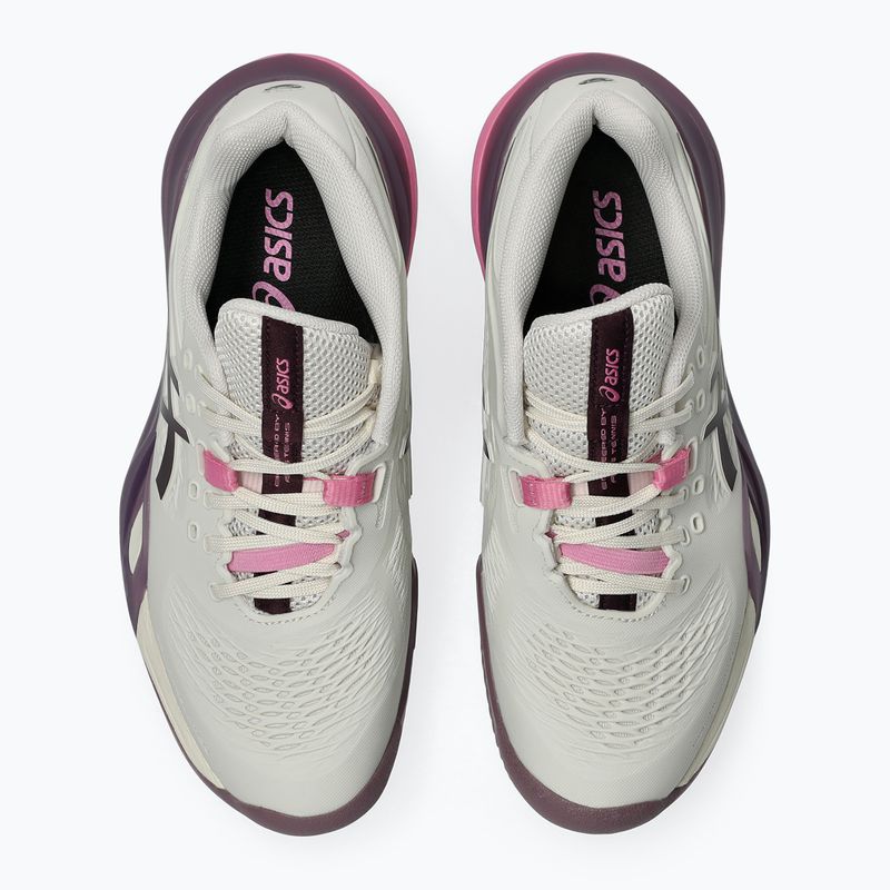 Moteriški teniso bateliai ASICS Gel-Resolution X Clay soft oat/dark aubergine 4