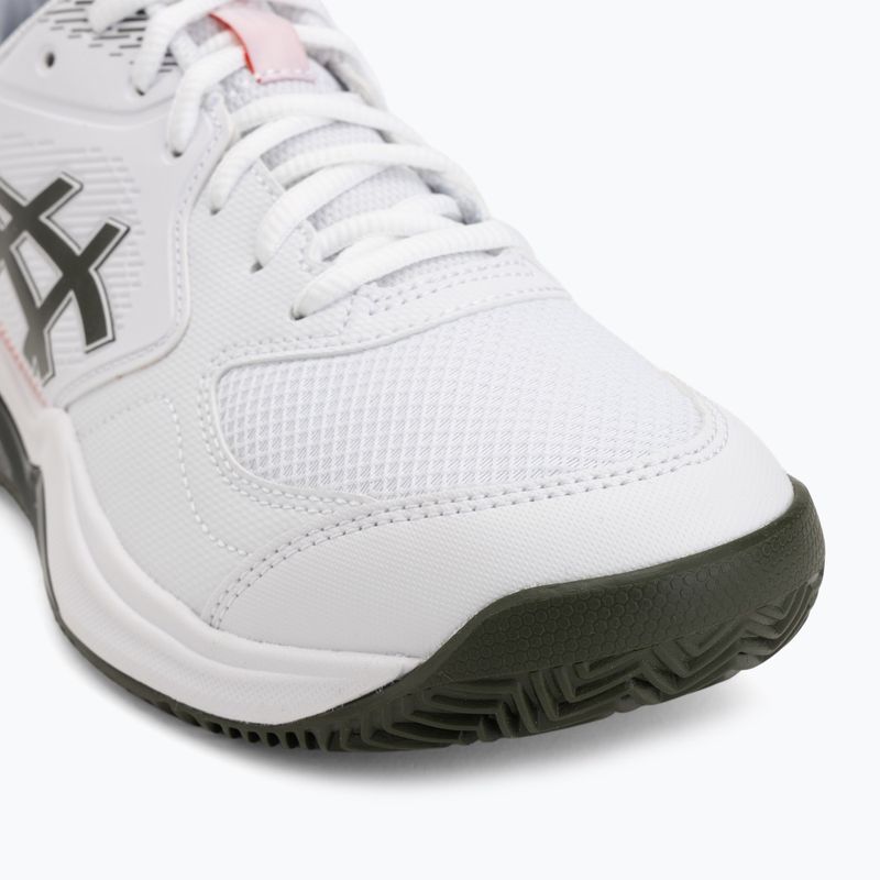 Vyriški teniso batai ASICS Gel-Dedicate 9 Clay white/vintage khaki 7