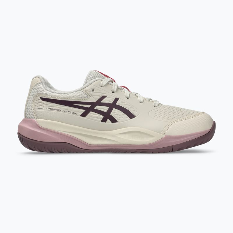 Vaikiški teniso batai ASICS Gel-Resolution X GS soft oat/dark aubergine 2