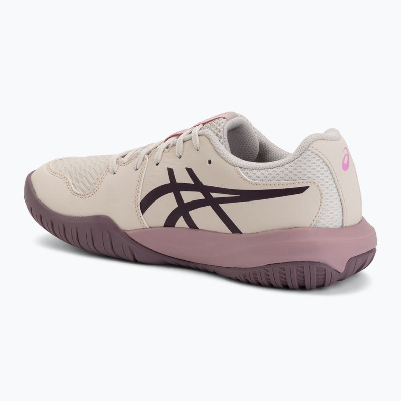 Vaikiški teniso batai ASICS Gel-Resolution X GS soft oat/dark aubergine 3