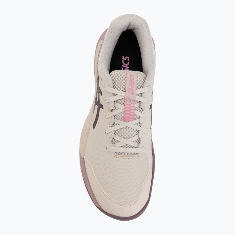 Vaikiški teniso batai ASICS Gel-Resolution X GS soft oat/dark aubergine 5