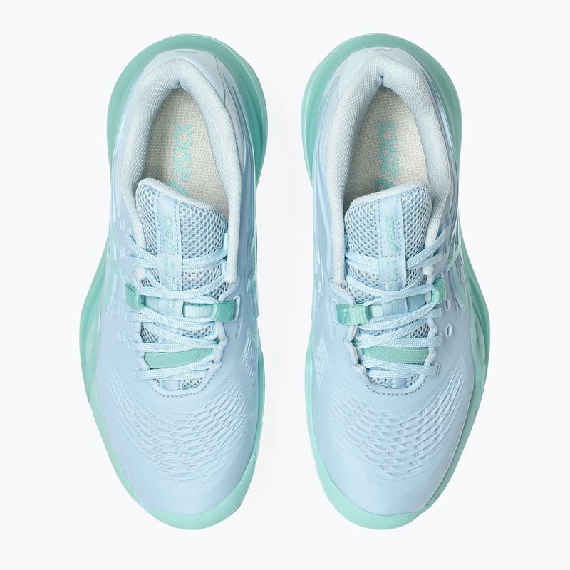 Moteriški teniso bateliai ASICS Gel-Resolution X light blue/oasis green 4