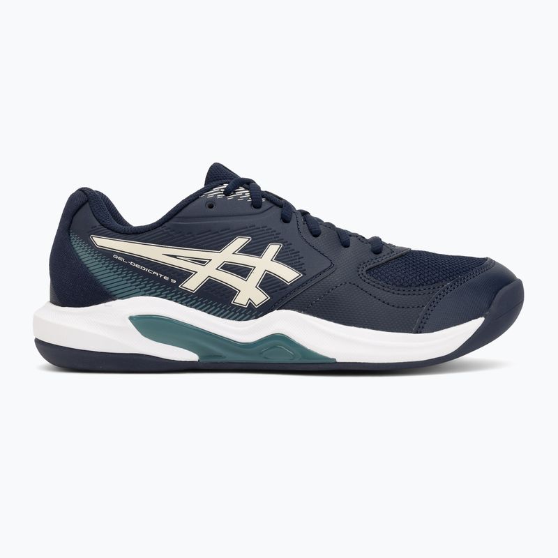 Vyriški teniso batai ASICS Gel-Dedicate 9 Indoor midnight/oatmeal 2