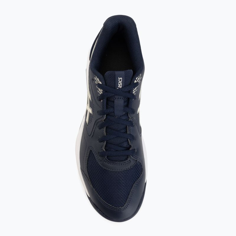 Vyriški teniso batai ASICS Gel-Dedicate 9 Indoor midnight/oatmeal 5