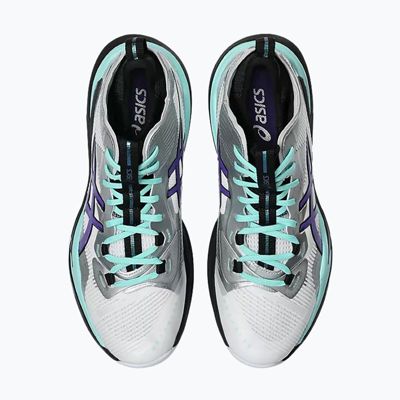 Vyriški tinklinio bateliai ASICS Metarise 2 white/radiant amethyst 4