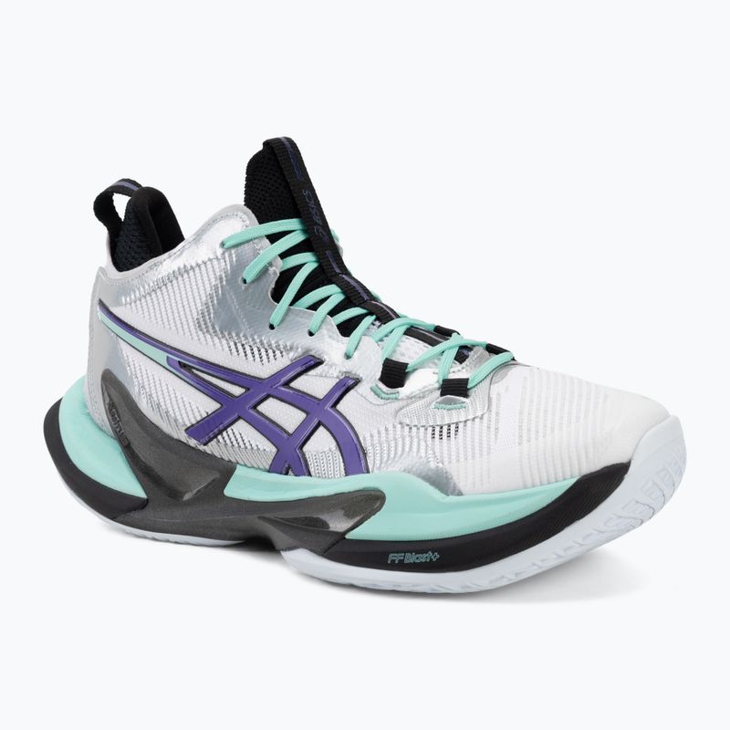 Vyriški tinklinio bateliai ASICS Metarise 2 white/radiant amethyst