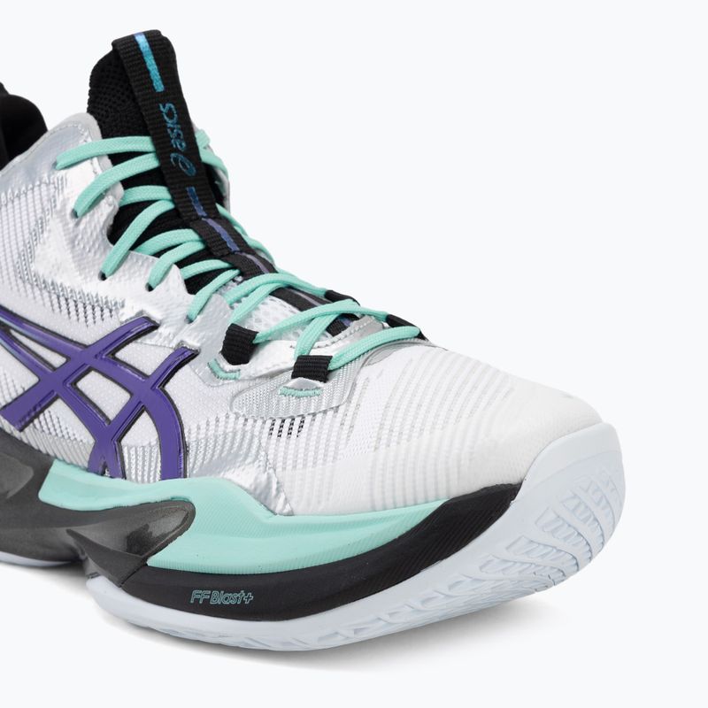 Vyriški tinklinio bateliai ASICS Metarise 2 white/radiant amethyst 7