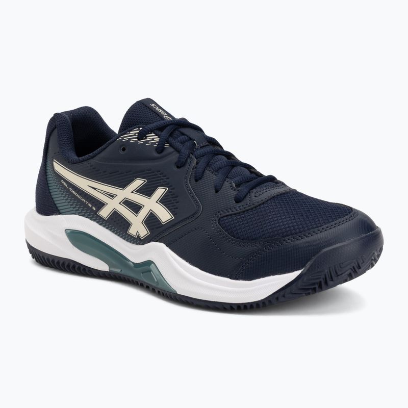 Vyriški teniso batai ASICS Gel-Dedicate 9 Clay midnight/oatmeal