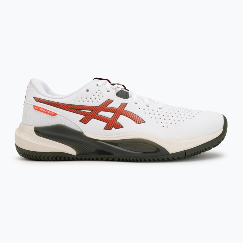 Vyriški teniso batai ASICS Gel-Challenger 15 Clay white/cherry tomato 2