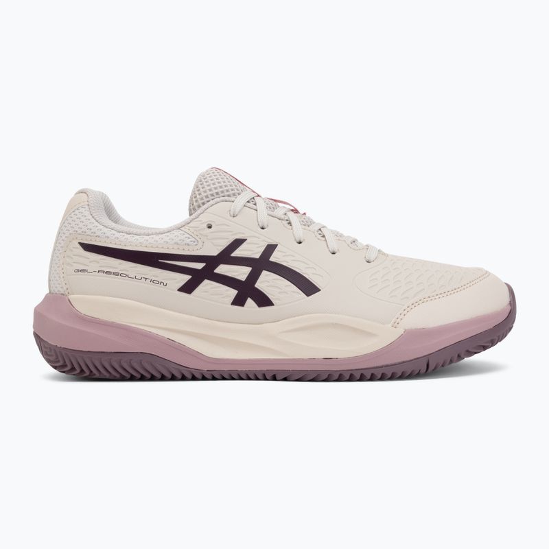 Vaikiški teniso batai ASICS Gel-Resolution X GS Clay soft oat/dark aubergine 2