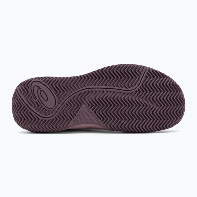 Vaikiški teniso batai ASICS Gel-Resolution X GS Clay soft oat/dark aubergine 4