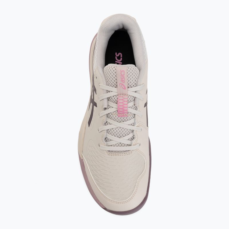Vaikiški teniso batai ASICS Gel-Resolution X GS Clay soft oat/dark aubergine 5