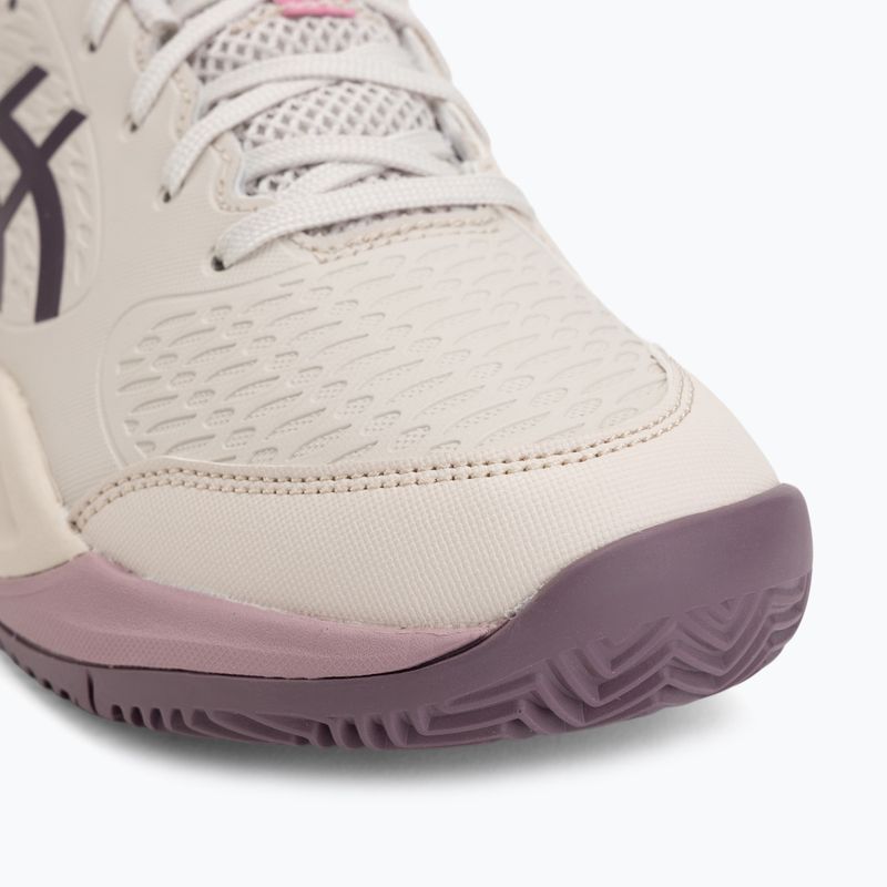 Vaikiški teniso batai ASICS Gel-Resolution X GS Clay soft oat/dark aubergine 7