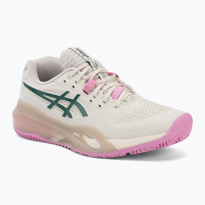 Moteriški padelio batai Asics Gel-Resolution X Padel Soft Oat/Jewel Green