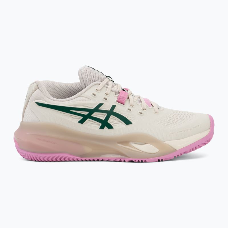 Moteriški padelio batai Asics Gel-Resolution X Padel Soft Oat/Jewel Green 2