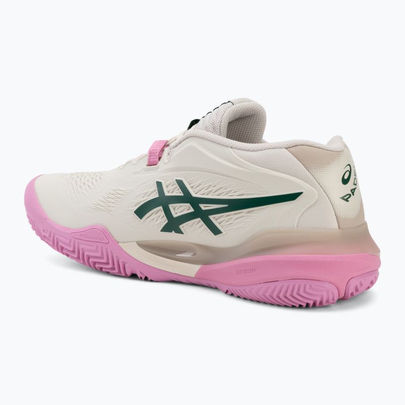 Moteriški padelio batai Asics Gel-Resolution X Padel Soft Oat/Jewel Green 3