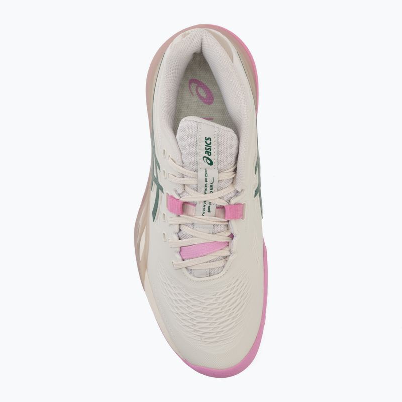 Moteriški padelio batai Asics Gel-Resolution X Padel Soft Oat/Jewel Green 5