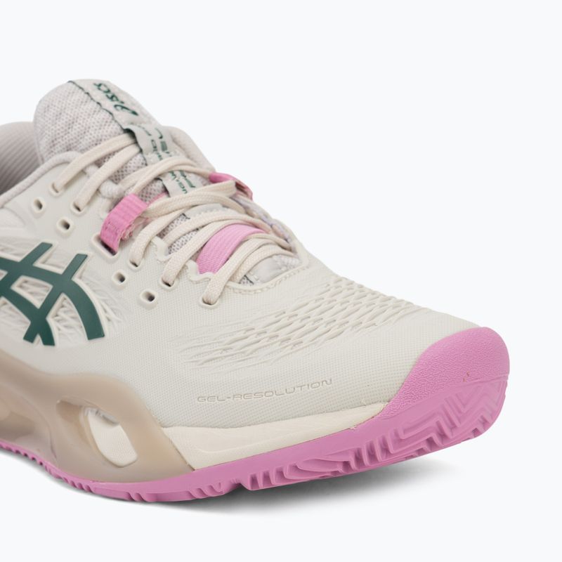 Moteriški padelio batai Asics Gel-Resolution X Padel Soft Oat/Jewel Green 7