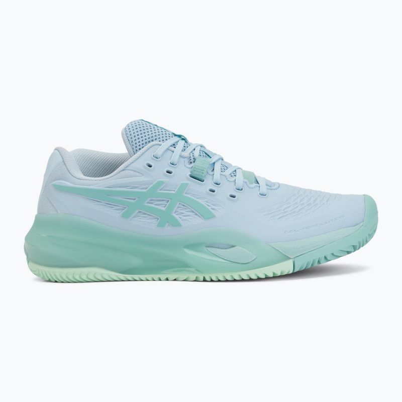 Moteriški teniso bateliai ASICS Gel-Resolution X Clay light blue/oasis green 2