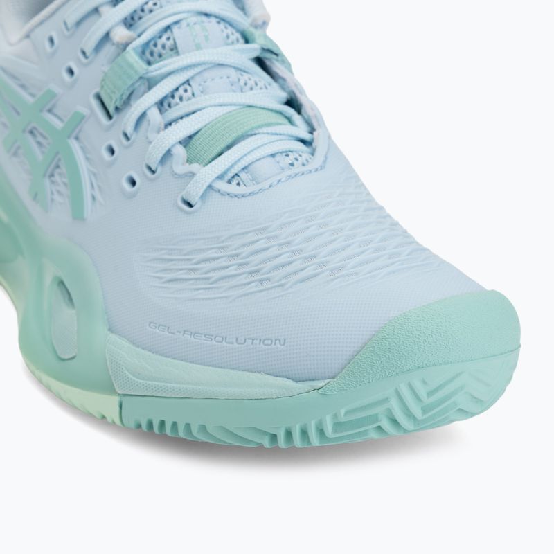 Moteriški teniso bateliai ASICS Gel-Resolution X Clay light blue/oasis green 7