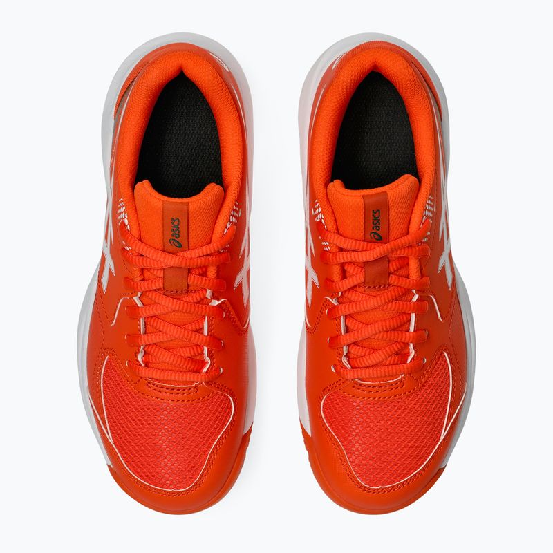 Padelio bateliai ASICS Gel-Dedicate 9 Padel GS energy orange/white 5