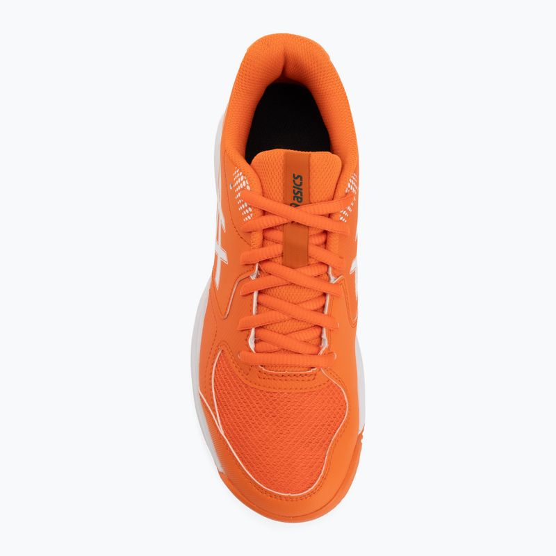 Padelio bateliai ASICS Gel-Dedicate 9 Padel GS energy orange/white 5